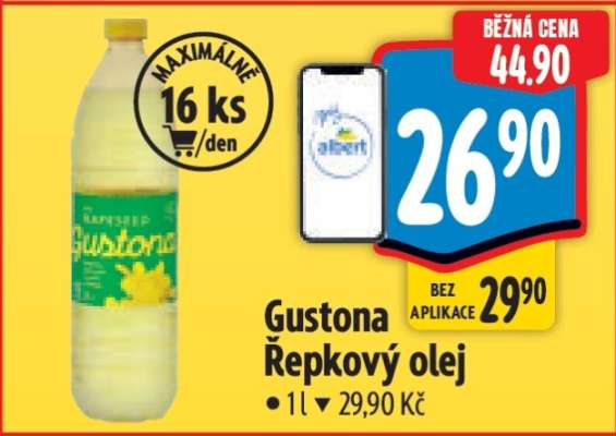 Gustona Řepkový olej