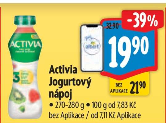 Activia jogurtový nápoj