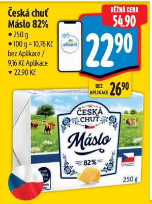 Česká chuť Máslo 82%