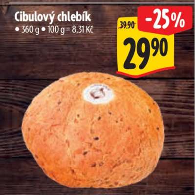 CIBULOVÝ CHLEBÍK