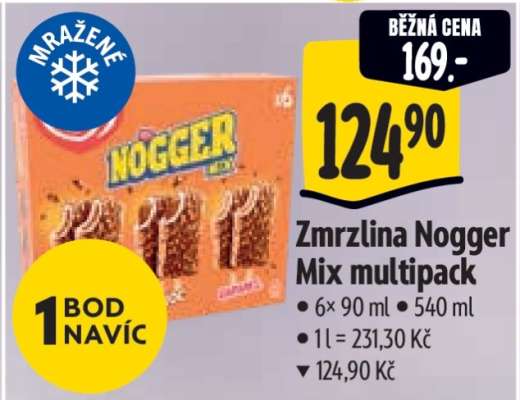 Zmrzlina Nogger Mix multipack