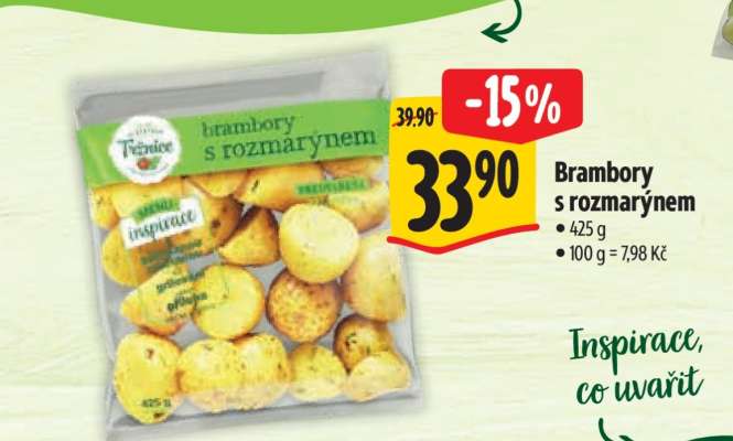 Brambory s rozmarýnem