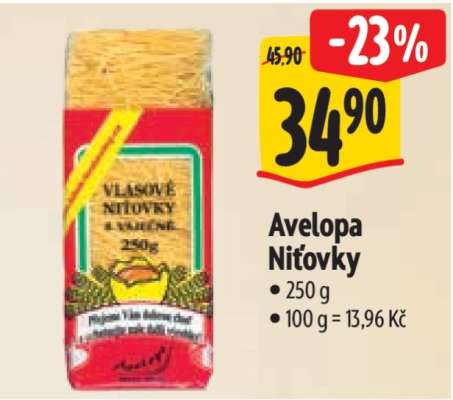 AVELOPA Niťovky