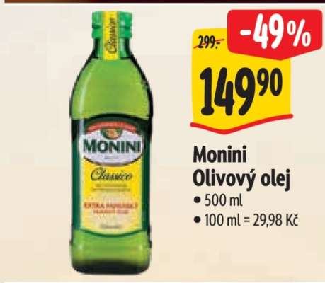 Monini olivový olej