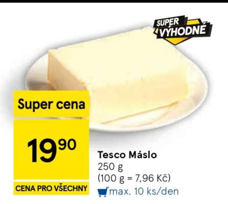 Tesco Máslo