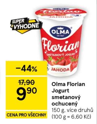 Olma Florian Jogurt smetanový ochucený