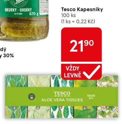 Tesco Kapesníky