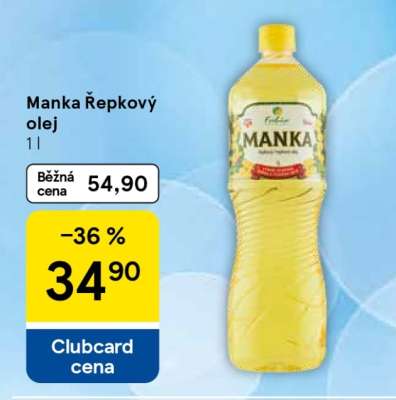 Manka Řepkový olej