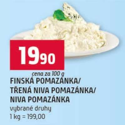 Finská pomazánka/Třená niva pomazánka/Niva pomazánka