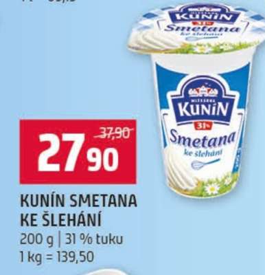 Kunín Smetana ke šlehání
