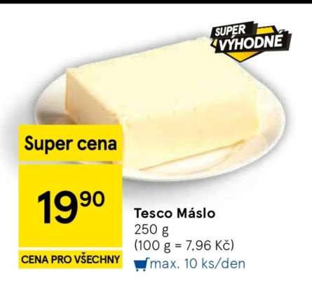 Tesco Máslo