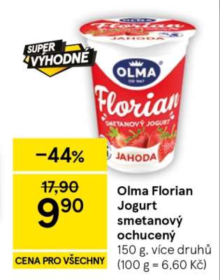 Olma Florian Jogurt smetanový ochucený