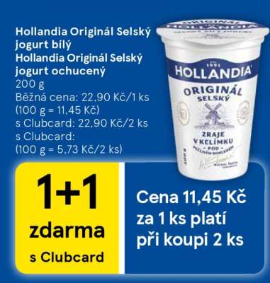 Hollandia Originál Selský jogurt