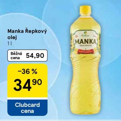Manka Řepkový olej