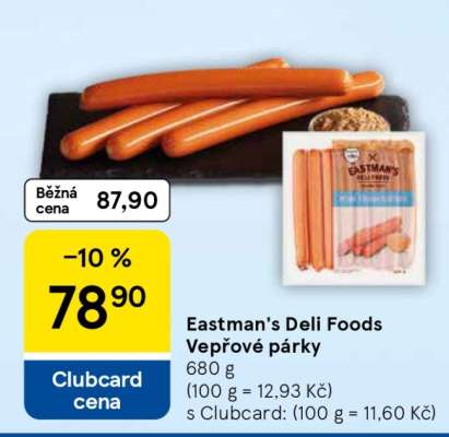 Eastman's Deli Foods Vepřové párky