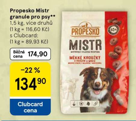 Propesko Mistr Granule pro psy