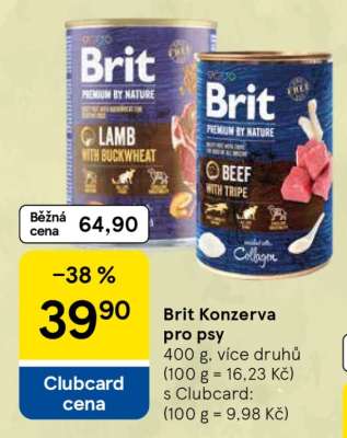 Brit Konzerva pro psy