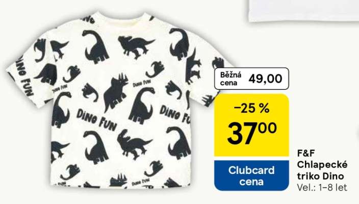 F&F Chlapecké triko Dino