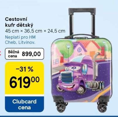Cestovní kufr dětský