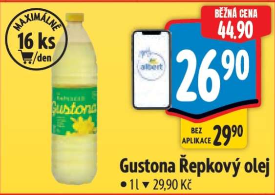 Gustona Řepkový olej