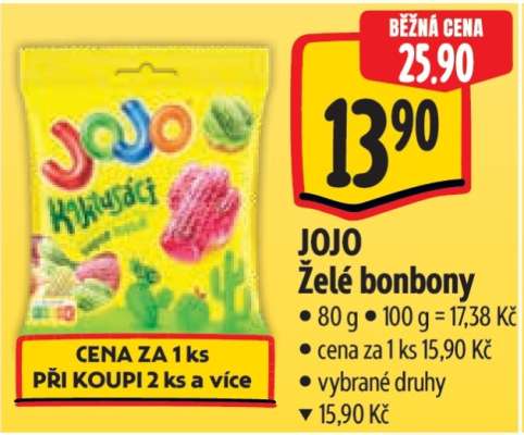 JOJO Želé bonbony