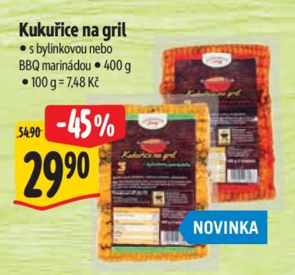 Kukuřice na gril