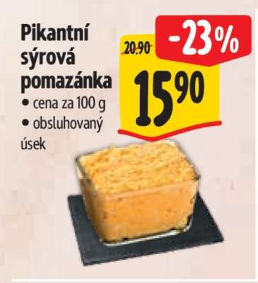 Pikantní sýrová pomazánka