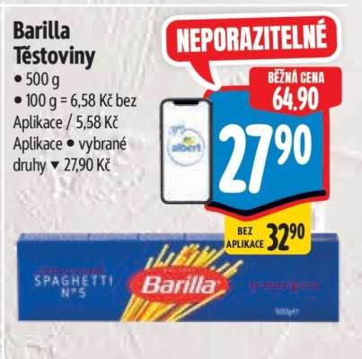 Barilla těstoviny
