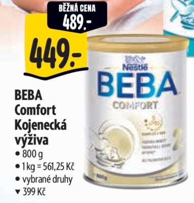 BEBA Comfort kojenecká výživa