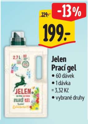 Jelen prací gel