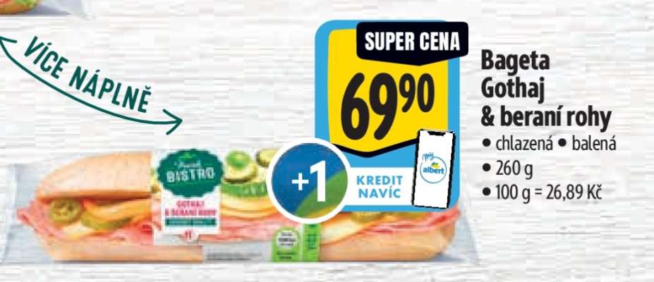 Bageta Gothaj & beraní rohy