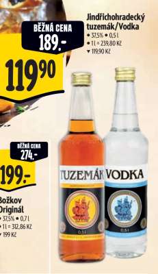Jindřichohradecký tuzemák/vodka