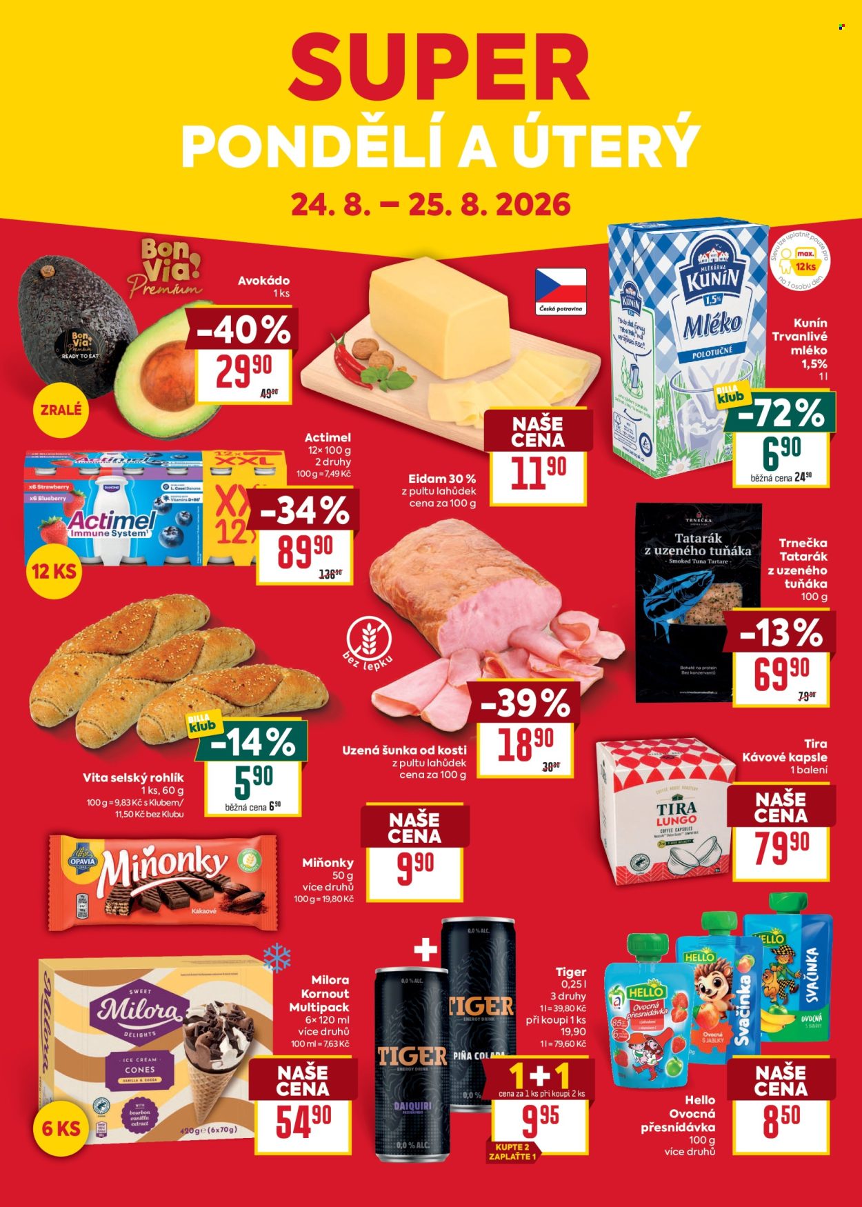 Leták BILLA - 19.8.2026 - 25.8.2026. Strana 8