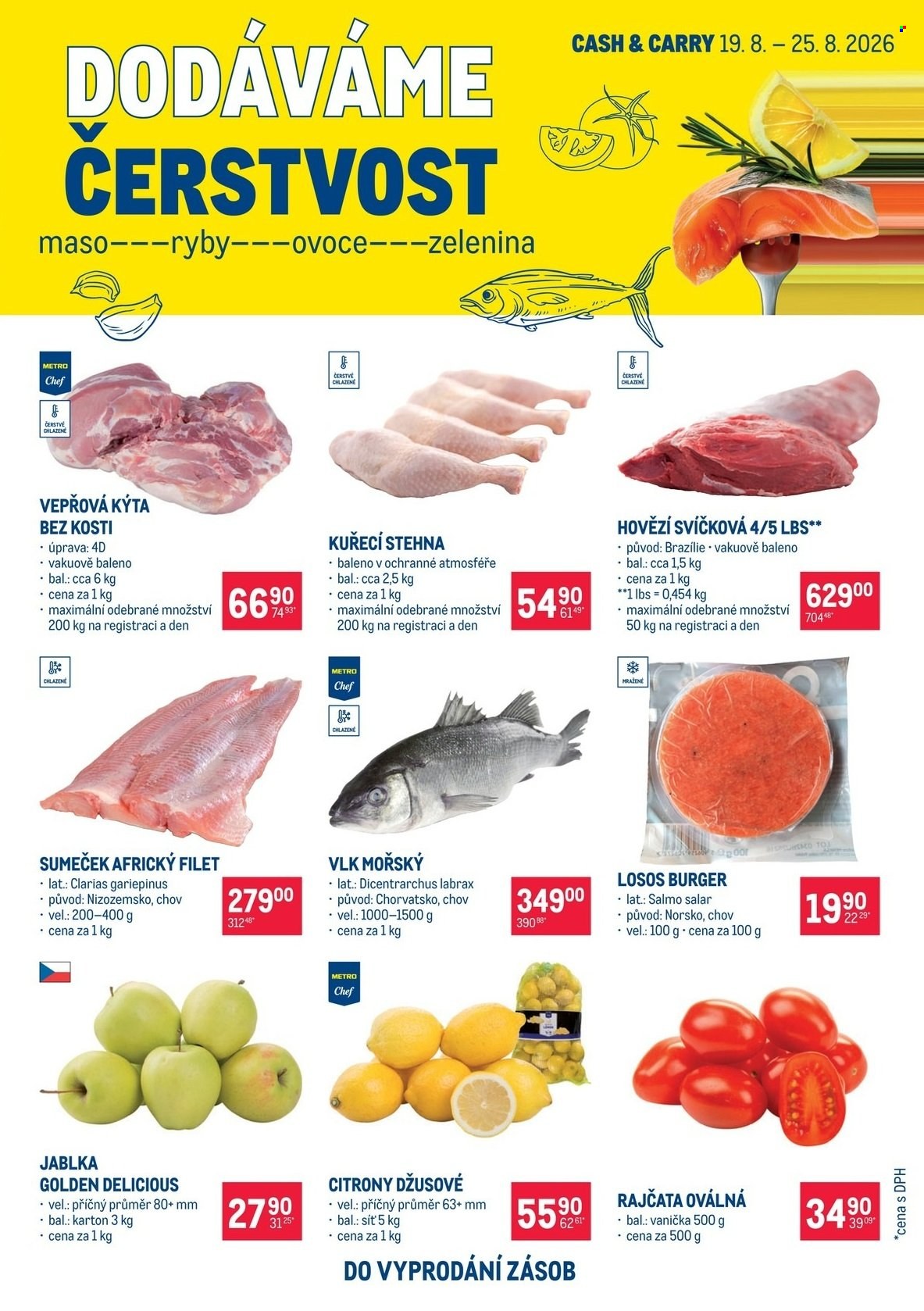 Leták MAKRO - 19.8.2026 - 25.8.2026. Strana 1