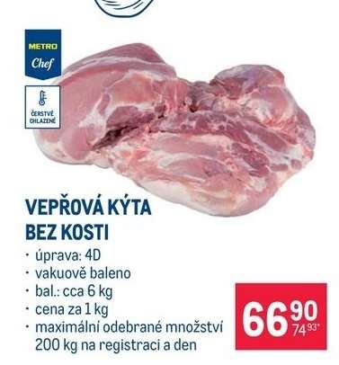 Vepřová kýta bez kosti