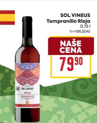 SOL VINEUS Tempranillo Rioja