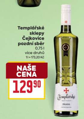 Templářské sklepy Čejkovice pozdní sběr