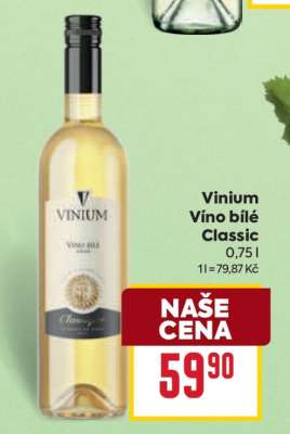 Vinium Vino bílé Classic