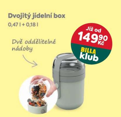 Dvojitý jídelní box