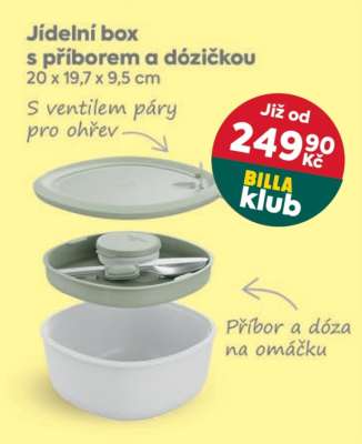 Jídelní box s příborem a dózičkou