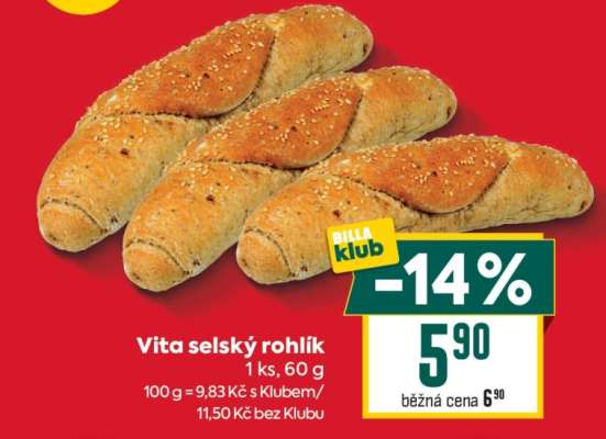 Vita selský rohlík