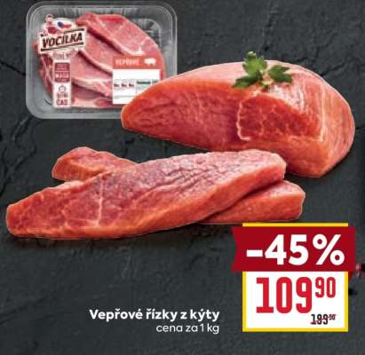 Vepřové řízky z kýty