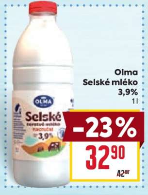 Olma Selské mléko 3,9%