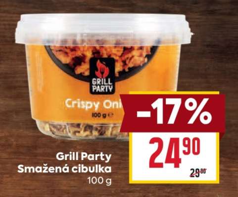 Grill Party Smažená cibulka