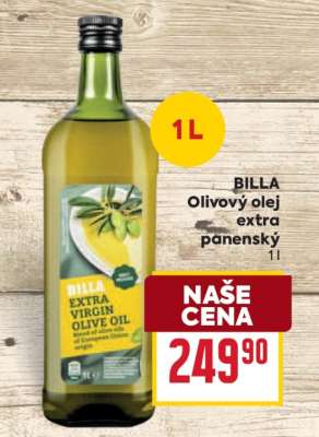 BILLA Olivový olej extra panenský