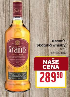 Grant’s Skotská whisky