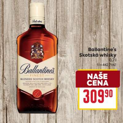 Ballantine’s Skotská whisky