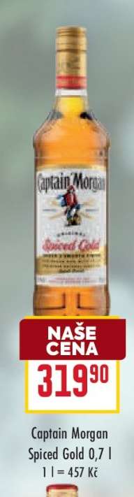Captain Morgan Spiced Gold 0,7 l