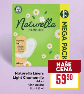 Naturella Liners Light Chamomile