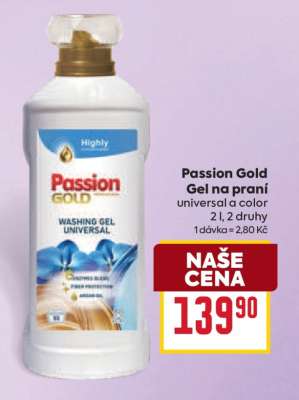 Passion Gold Gel na praní